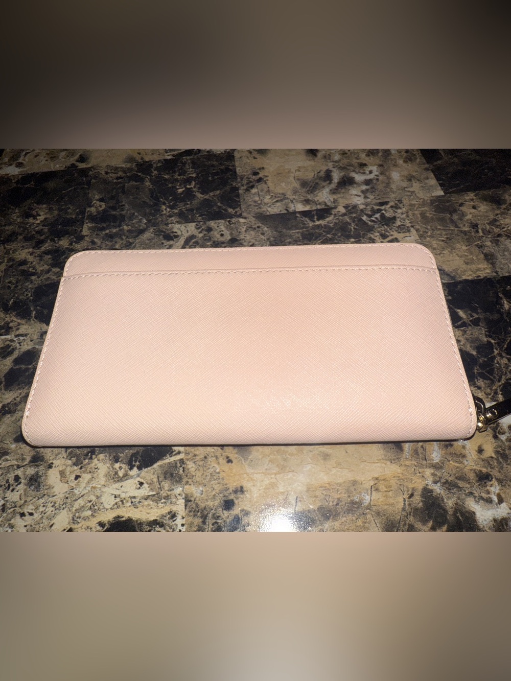 ✨ NWOT Kate Spade Pink Bow Rhinestone Laurel Way Jeweled Leather Wallet ✨ - Picture 2 of 3